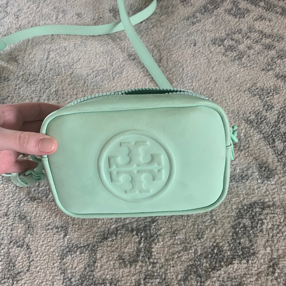 Tory Burch mini matte leather crossbody